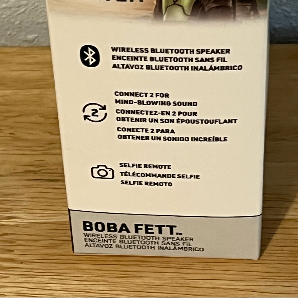 NIB Star Wars Boba Fett Bitty Boomers Disney+ Wireless Bluetooth Speaker - Picture 8 of 16